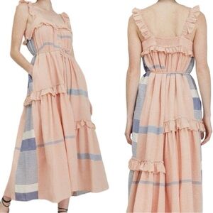 Apiece Apart Lypie Ruffle Tank Dress